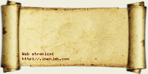 Natalija Backović vizit kartica